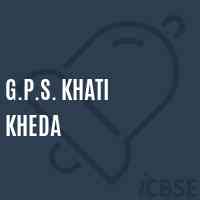 G.P.S. Khati Kheda Primary School Logo