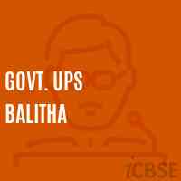 Govt. Ups Balitha Middle School Logo