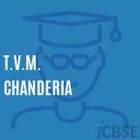 T.V.M. Chanderia Primary School Logo