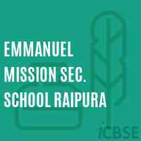 Emmanuel Mission Sec. School Raipura Logo