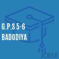 G.P.S 5-6 Badodiya Primary School Logo