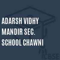 Adarsh Vidhy Mandir Sec. School Chawni Logo