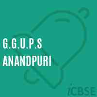 G.G.U.P.S Anandpuri Middle School Logo