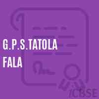 G.P.S.Tatola Fala Primary School Logo