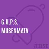 G.U.P.S. Musenmata Middle School Logo
