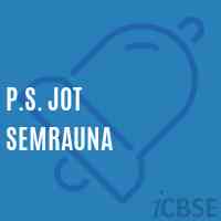 P.S. Jot Semrauna Primary School Logo