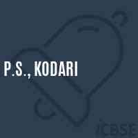 P.S., Kodari Primary School Logo