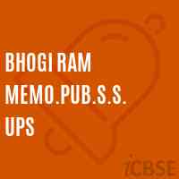 Bhogi Ram Memo.Pub.S.S. Ups Middle School Logo