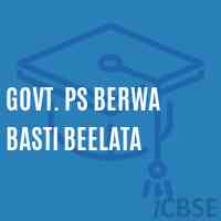 Govt. Ps Berwa Basti Beelata Primary School Logo