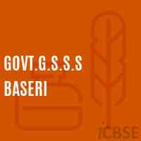 Govt.G.S.S.S Baseri High School Logo
