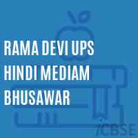 Rama Devi Ups Hindi Mediam Bhusawar Middle School Logo
