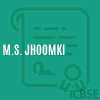 M.S. Jhoomki Middle School Logo