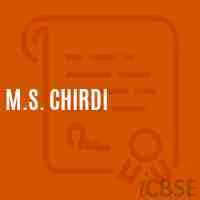M.S. Chirdi Middle School Logo
