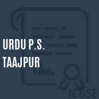 Urdu P.S. Taajpur Primary School Logo