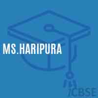 Ms.Haripura Middle School Logo