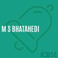 M S Bhatahedi Middle School Logo