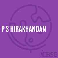 P S Hirakhandan Primary School Logo