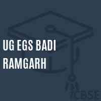 Ug Egs Badi Ramgarh Primary School Logo