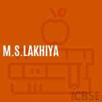 M.S.Lakhiya Middle School Logo