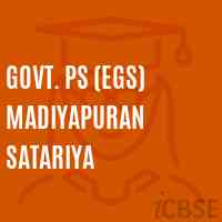 Govt. Ps (Egs) Madiyapuran Satariya Primary School Logo