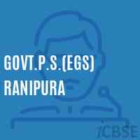 Govt.P.S.(Egs) Ranipura Primary School Logo
