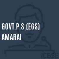 Govt.P.S.(Egs) Amarai Primary School Logo