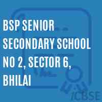 Bsp Senior Secondary School No 2, Sector 6, Bhilai Logo