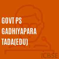 Govt Ps Gadhiyapara Tada(Edu) Primary School Logo