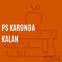 Ps Karonda Kalan Primary School Logo