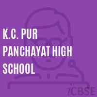 K.C. Pur Panchayat High School Logo