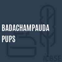 Badachampauda Pups Middle School Logo