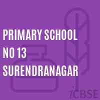 Primary School No 13 Surendranagar Logo