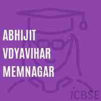 Abhijit Vdyavihar Memnagar Senior Secondary School Logo