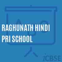 Raghunath Hindi Pri School Logo