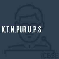 K.T.N.Pur U.P.S Middle School Logo