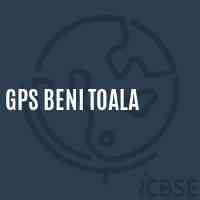 Gps Beni Toala Primary School Logo