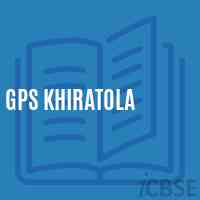 Gps Khiratola Primary School Logo