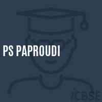 Ps Paproudi Primary School Logo