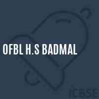 ofbl H.S Badmal School Logo