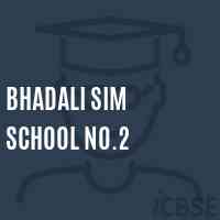 Bhadali Sim School No.2 Logo