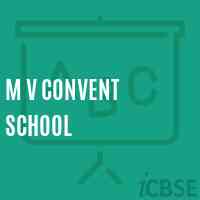 M V Convent School Logo