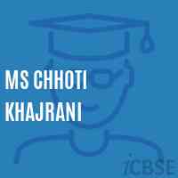 Ms Chhoti Khajrani Middle School Logo