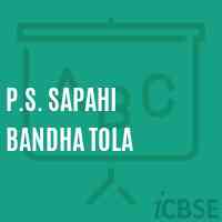 P.S. Sapahi Bandha Tola Primary School Logo