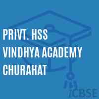 Privt. Hss Vindhya Academy Churahat Senior Secondary School Logo