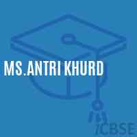 Ms.Antri Khurd Middle School Logo