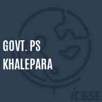 Govt. Ps Khalepara Primary School Logo