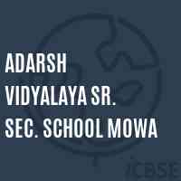 Adarsh Vidyalaya Sr. Sec. School Mowa Logo