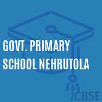 Govt. Primary School Nehrutola Logo