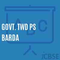 Govt. Twd Ps Barda Primary School Logo