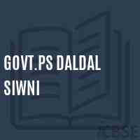 Govt.Ps Daldal Siwni Primary School Logo